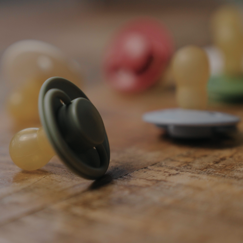 Mininor - Round Pacifier Latex 0M