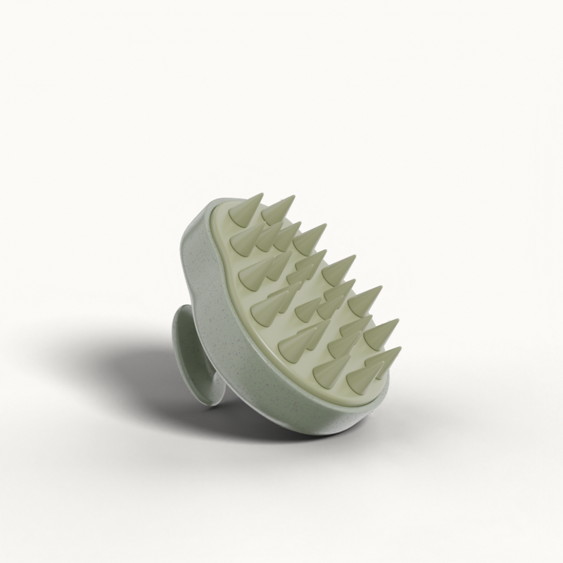 Biodegradable massaging brush