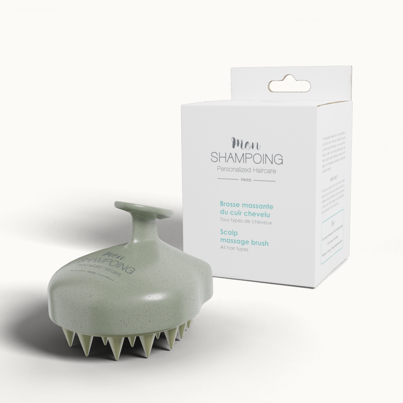 Biodegradable massaging brush