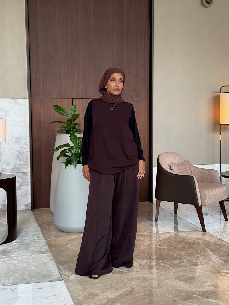 Amina trousers and tank top set