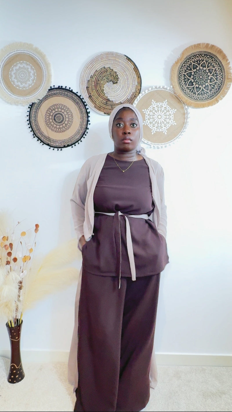 Amina trousers and tank top set