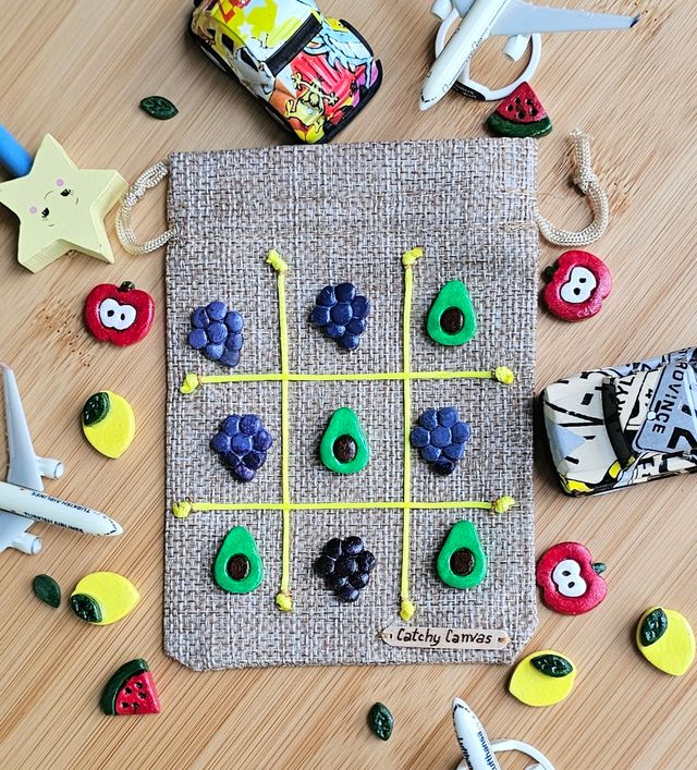 Noughts & Crosses twist(Grapes & Avocados) Fun Giveaways for All Ages