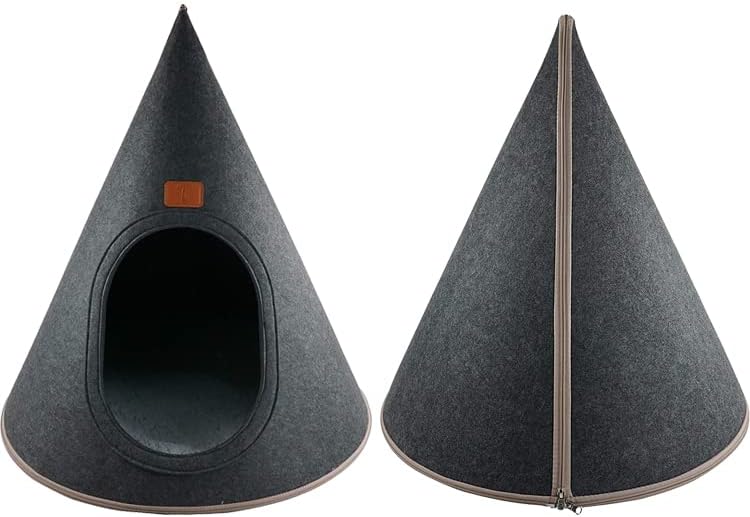 Chic Pet Haven: The Pet Retreat Teepee Tent (60 CM)