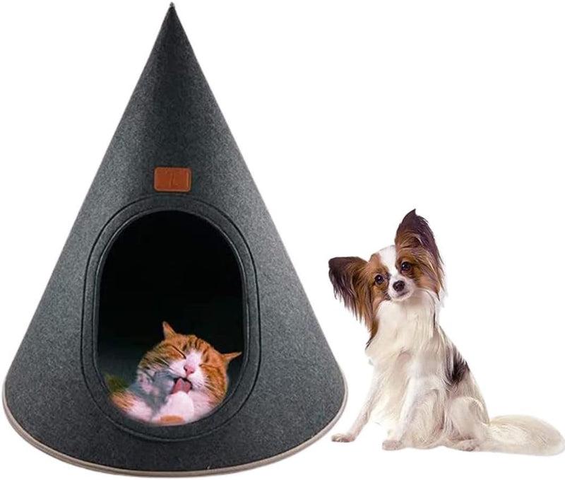 Chic Pet Haven: The Pet Retreat Teepee Tent (60 CM)