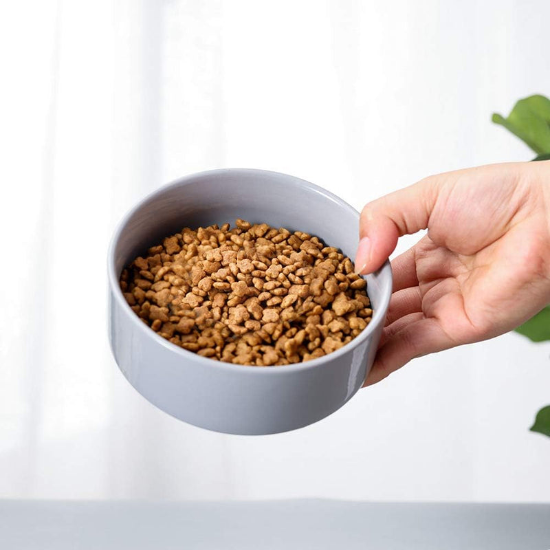 Serenity Bowls: Ceramic Bowl with Bamboo Stand