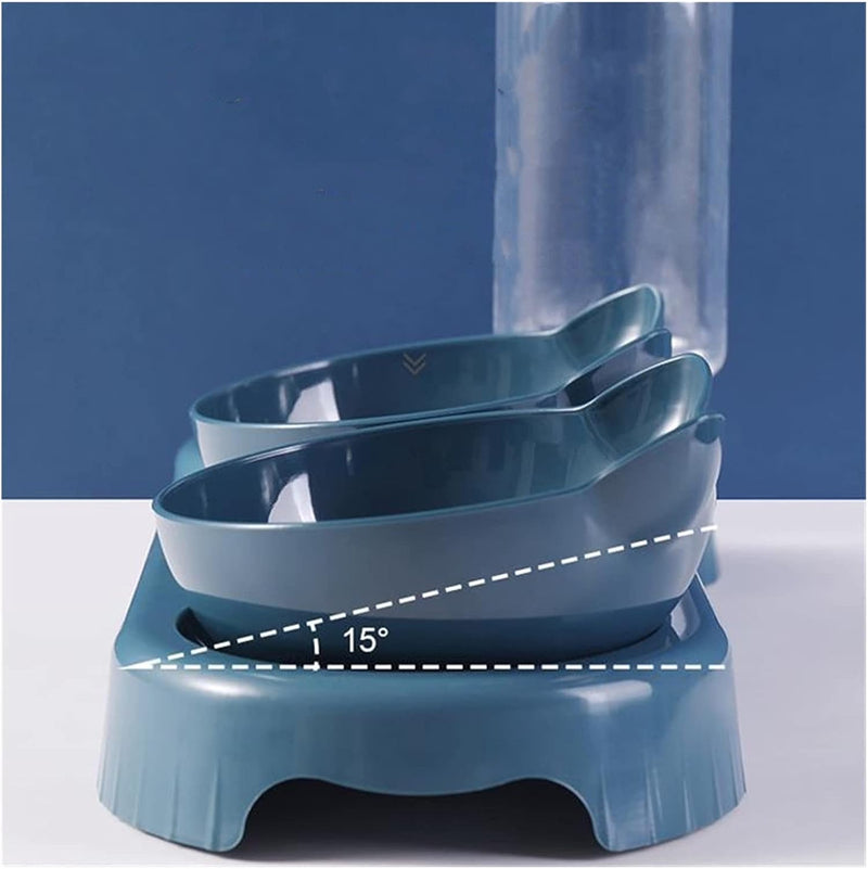 Whisker Wonderland: Innovative Triple Pet Bowl