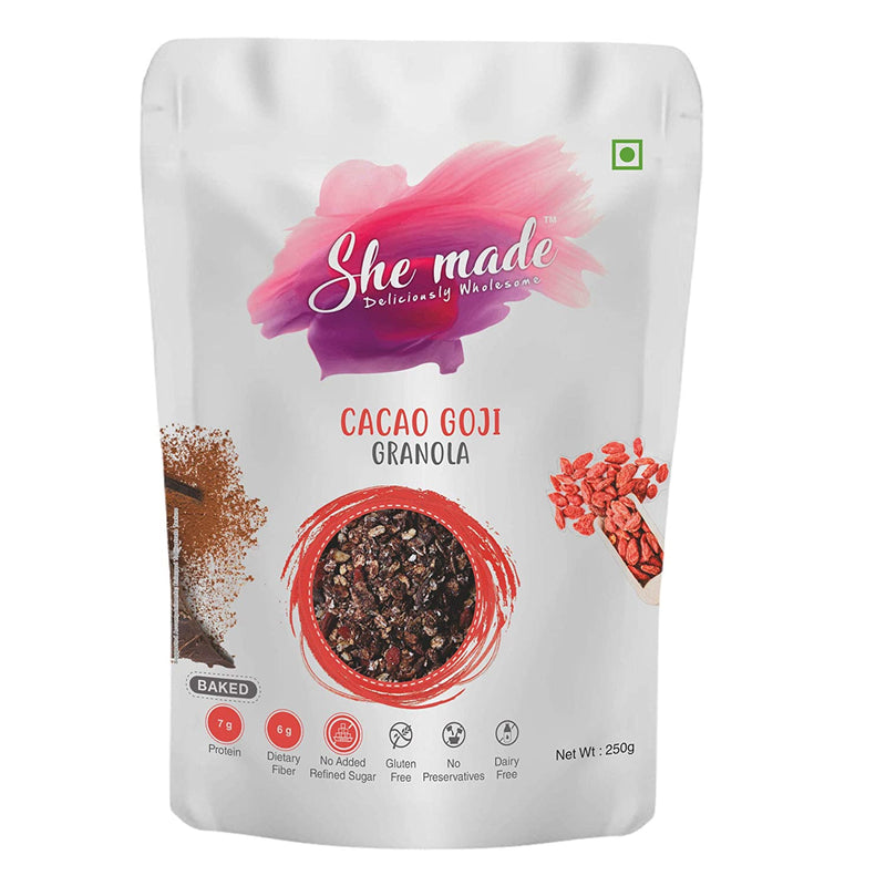 She Made Cacao Goji Granola 250g