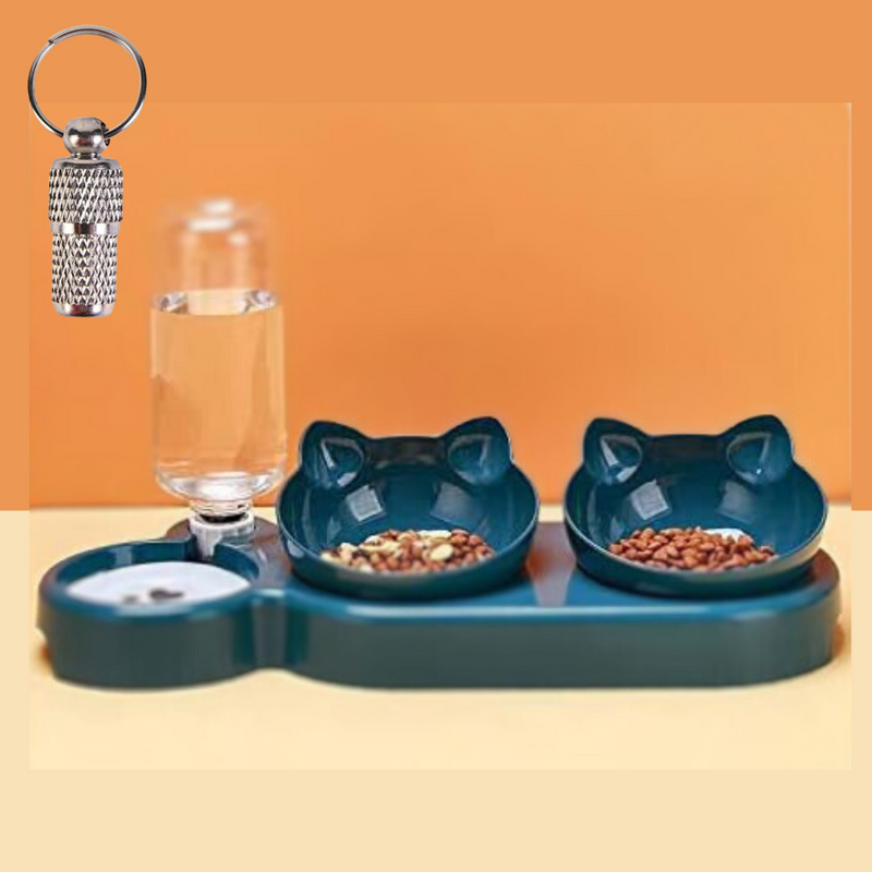 Whisker Wonderland: Innovative Triple Pet Bowl