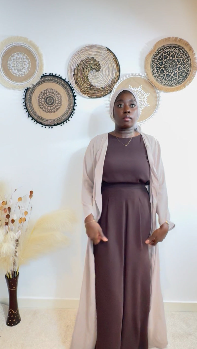 Amina trousers and tank top set