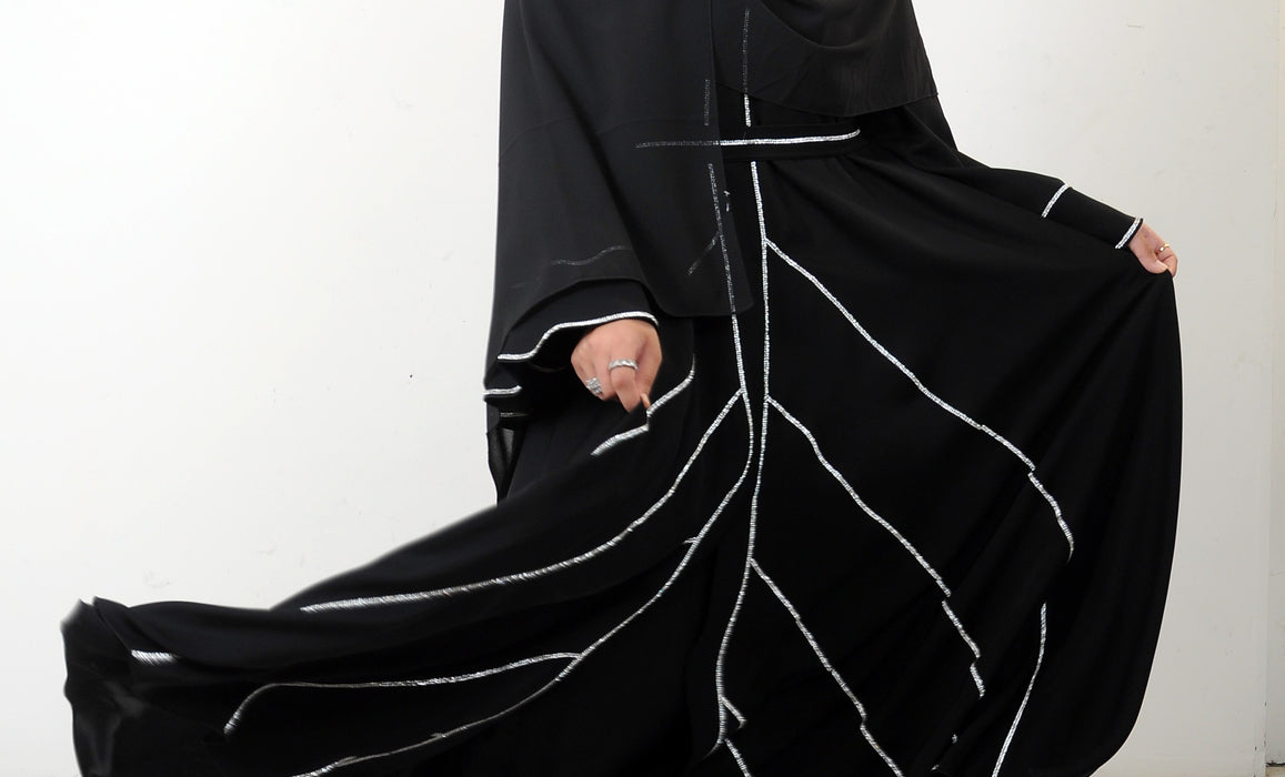 Amal Silver Abaya
