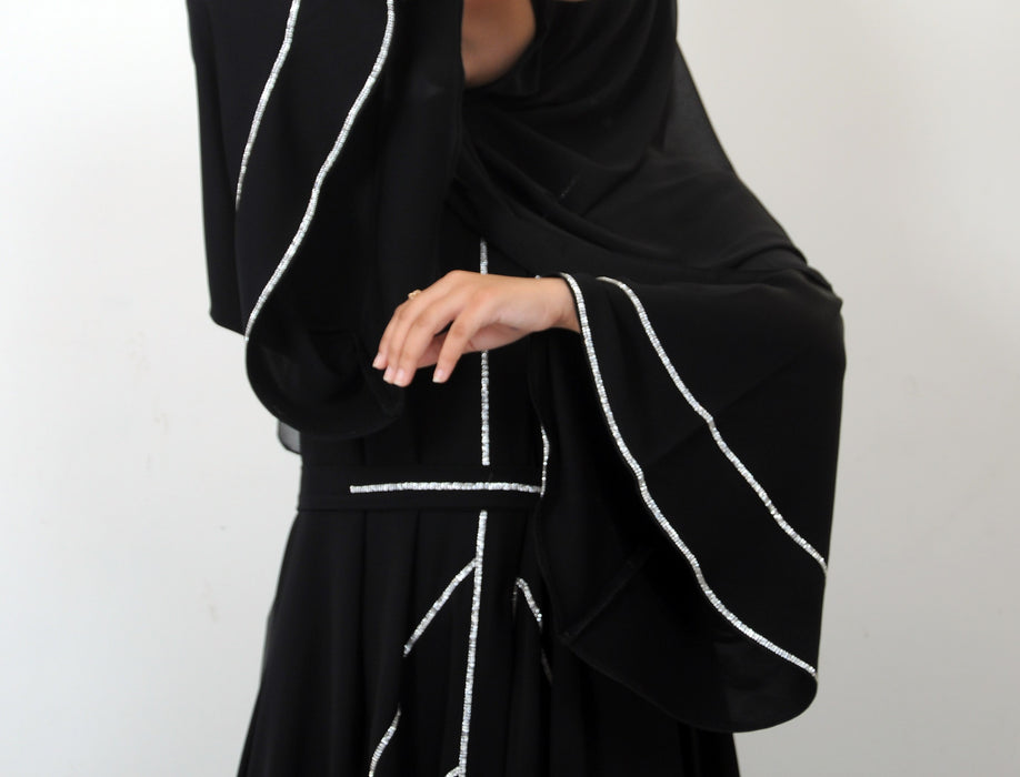 Amal Silver Abaya