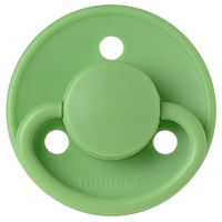 Mininor - Round Pacifier Latex 0M