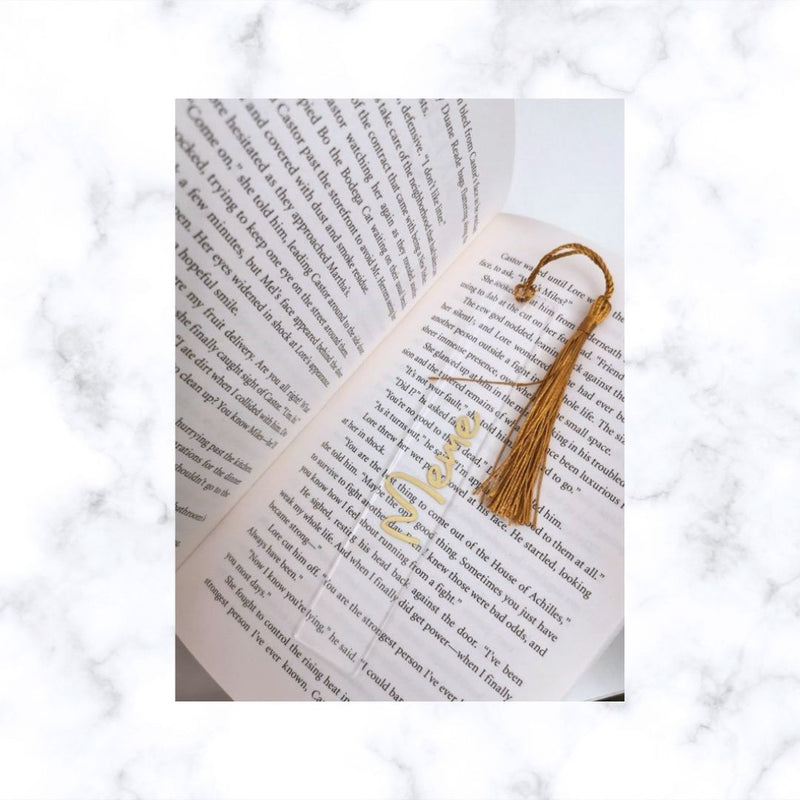 Personalized Clear Acrylic Bookmark | Planner Bookmark | Journal Bookmark | Teachers Gift | Christmas Gift