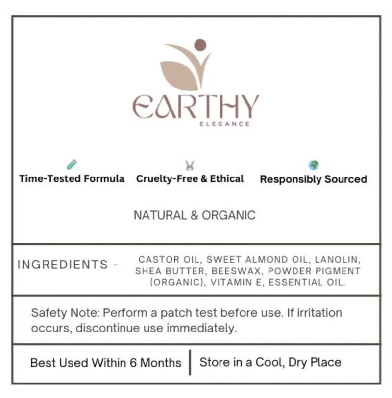 Customizable Lipsticks & Lip Balm - Earthy Elegance