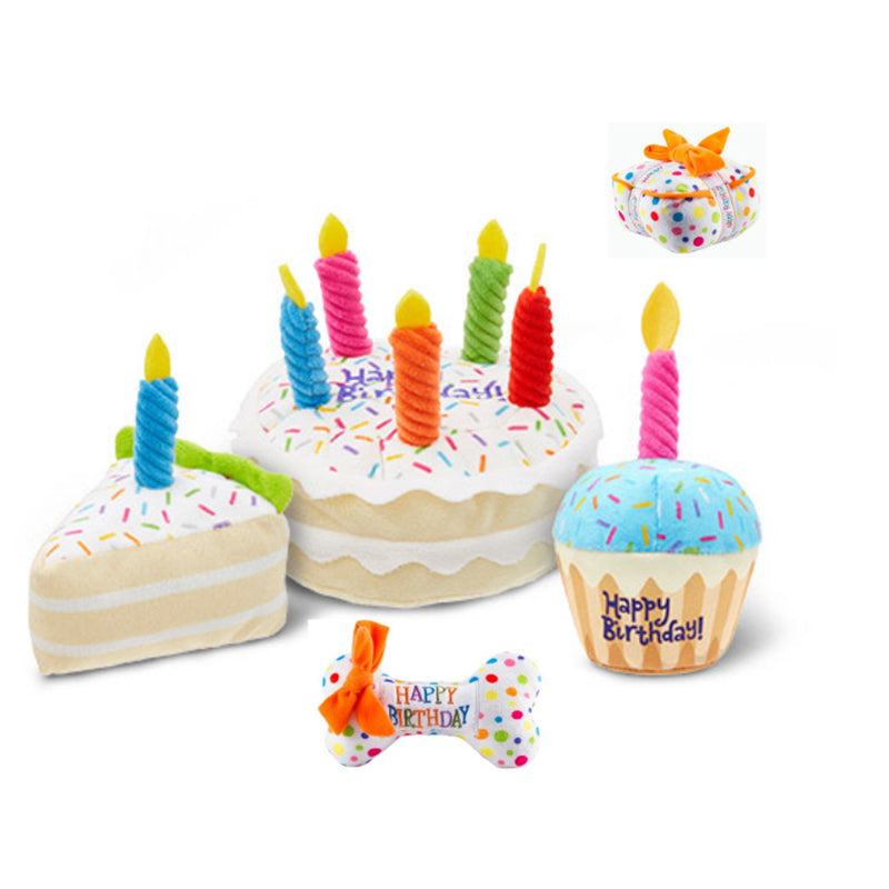 Birthday Cake Slice Plush Toy