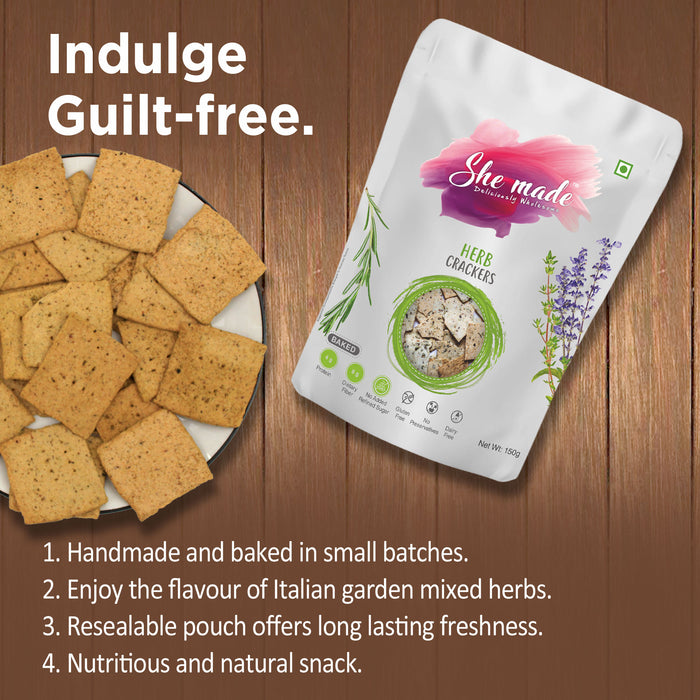 She Made Herb Crackers 150g