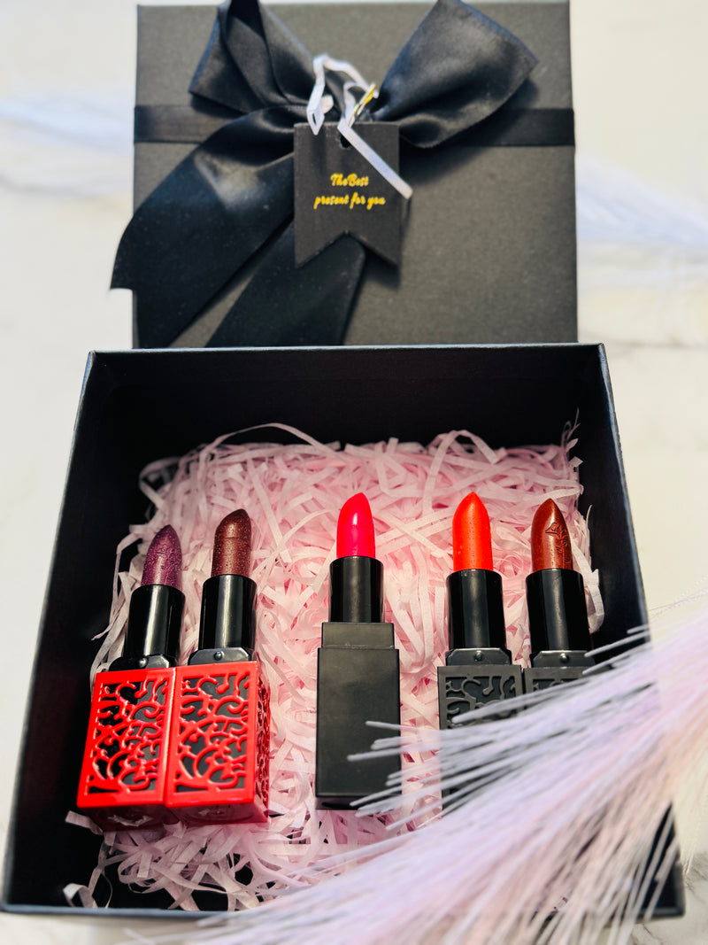 Customizable Lipsticks & Lip Balm - Earthy Elegance