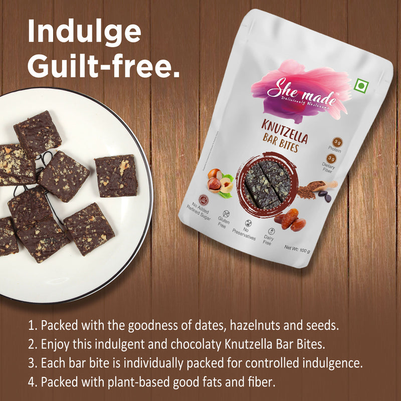 She Made Knutzella Bar Bites 100g