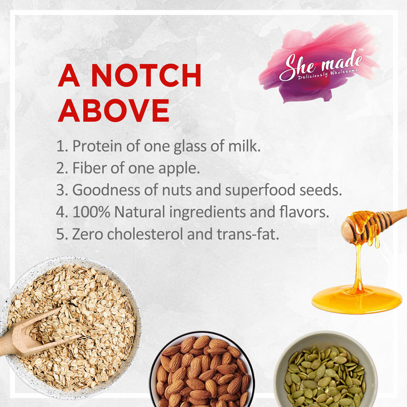 She Made Honey Nut Granola  250g