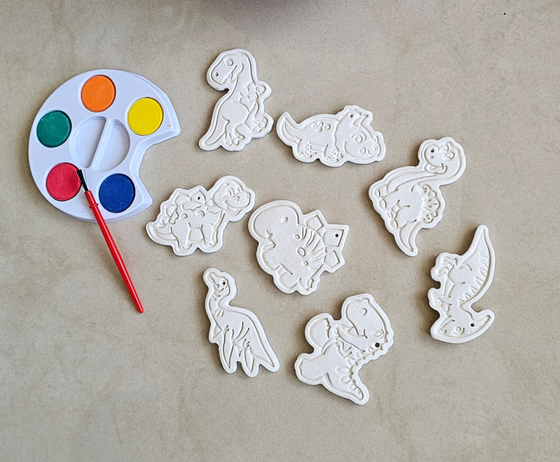 Dino clay charms for kids