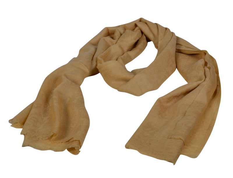 Mustard Pure Pashmina Stole  - Unisex