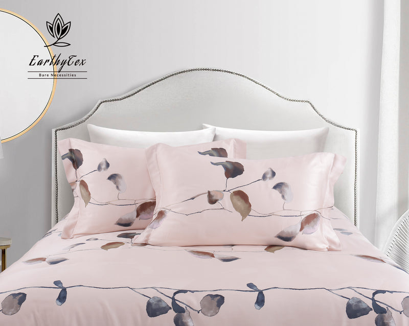 Pink Leafy Dreams Bedding Set