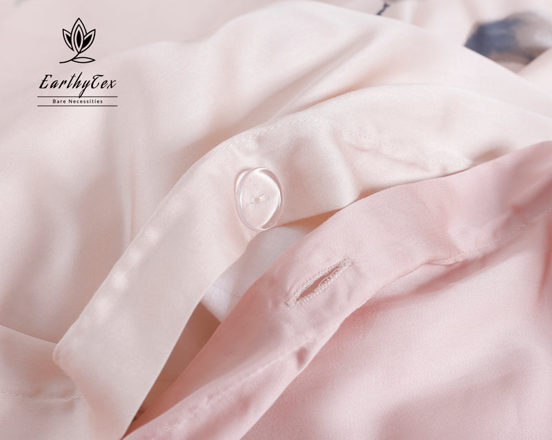 Pink Leafy Dreams Bedding Set