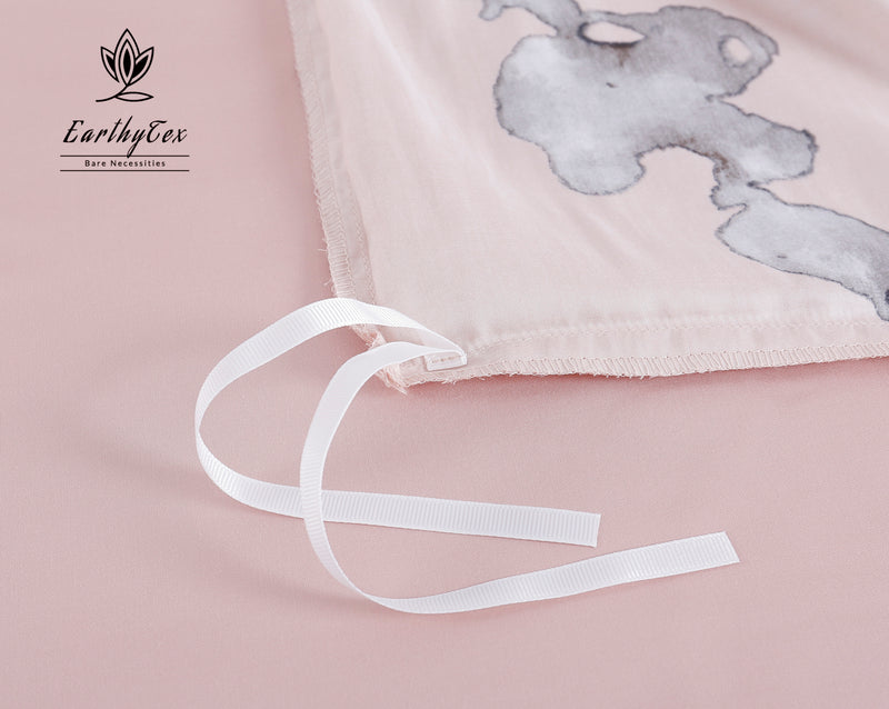 Pink Leafy Dreams Bedding Set