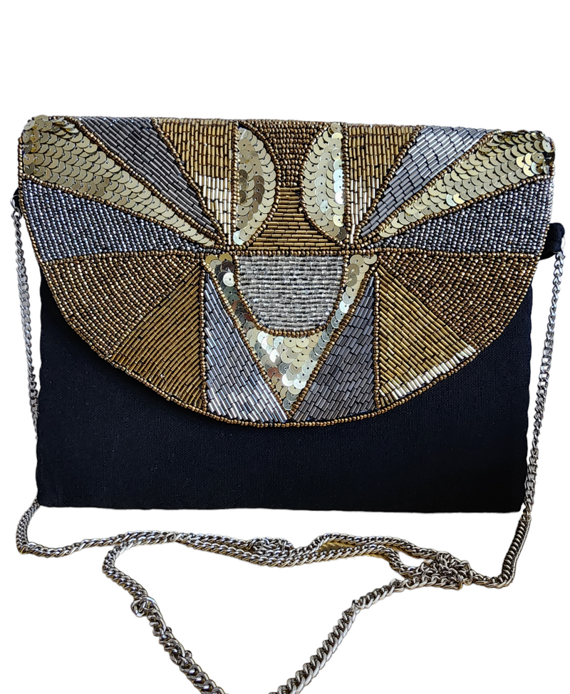 Black Bohemian Handmade Bag  - Style Bazaar