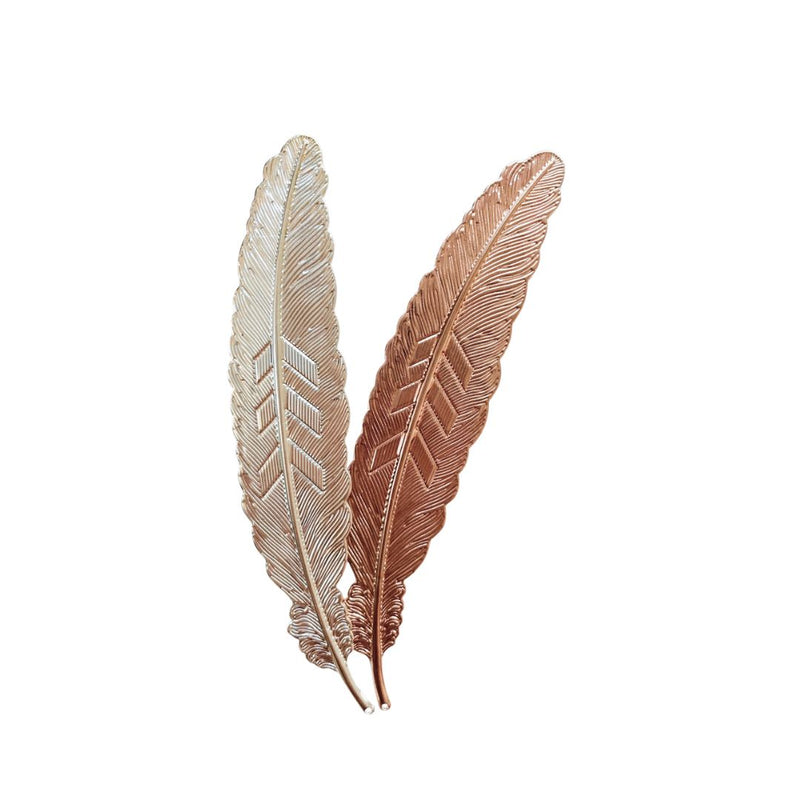 Feather-Shaped Bookmarks by ItsHerWay