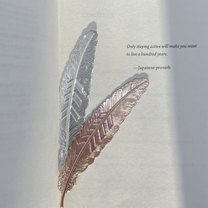 Feather-Shaped Bookmarks by ItsHerWay