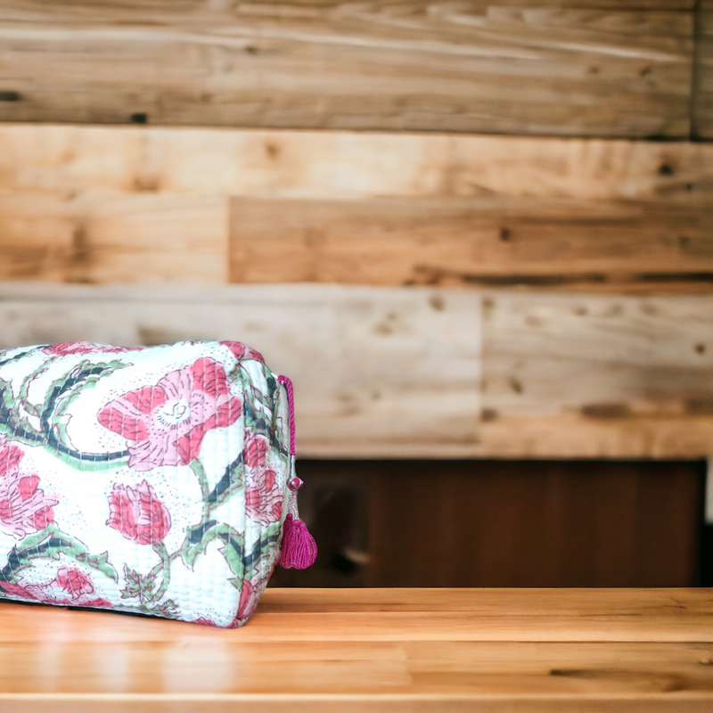 Block Print Multipurpose Pouch