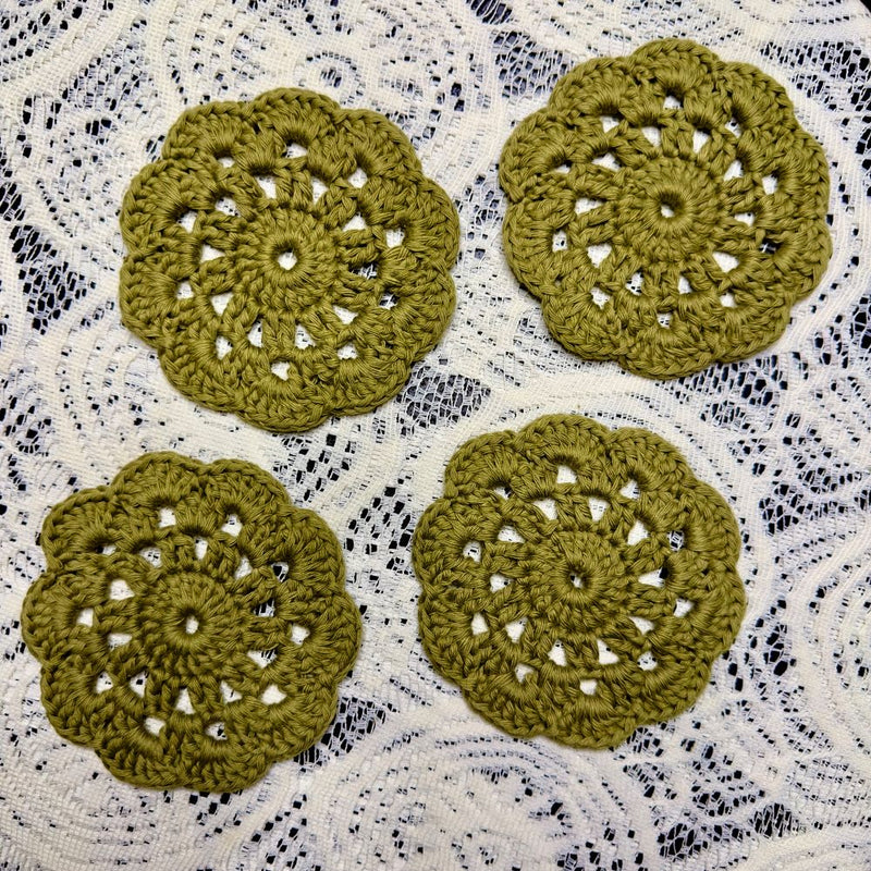 Shalimar Flower Coasters (set of 4)