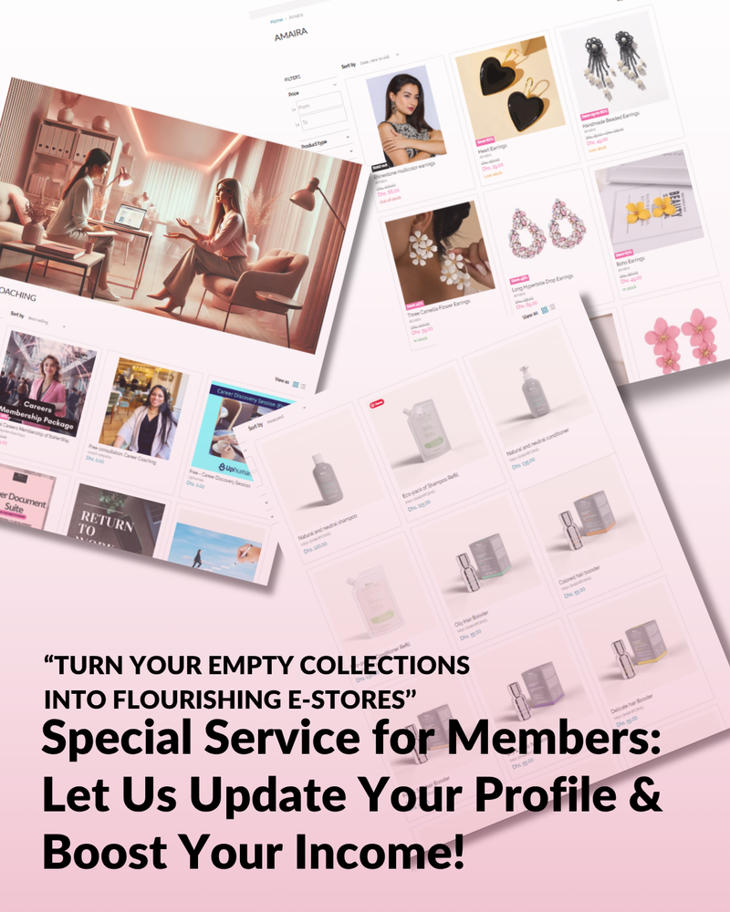 Special Service for Members – We Update Your Profile, You Earn!