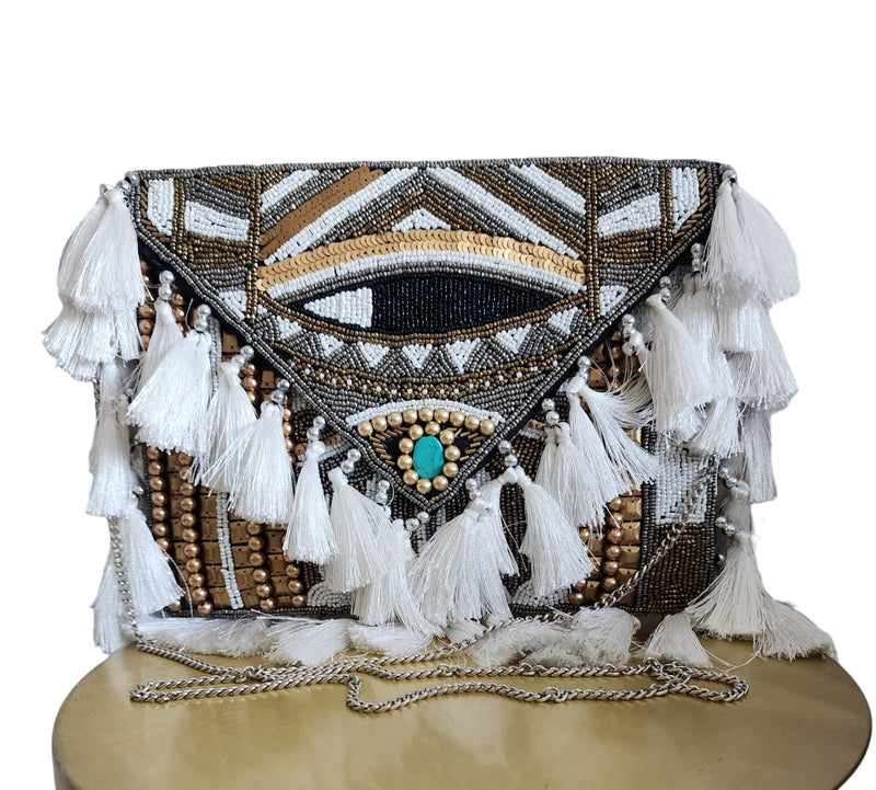 Evil Eye Handmade Bag