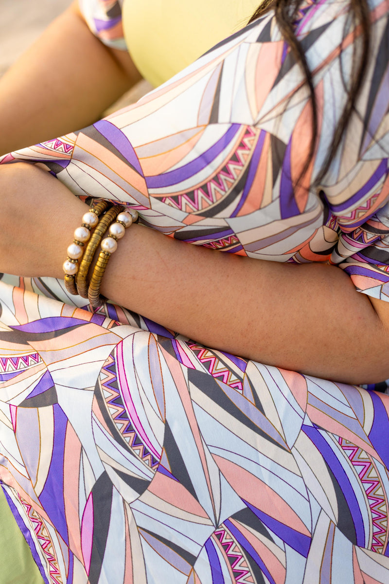 Multi-Print Kimono Jacket