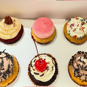 Box Of 6 Assorted Signature Regular Cupcakes