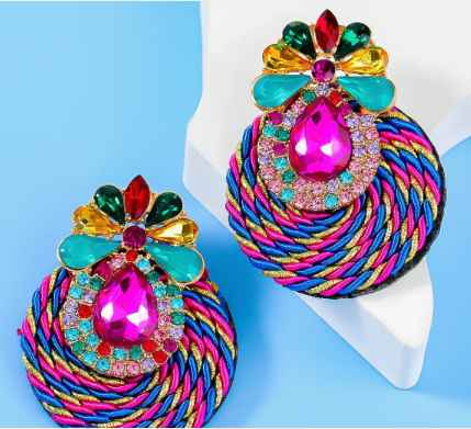 Spring earrings