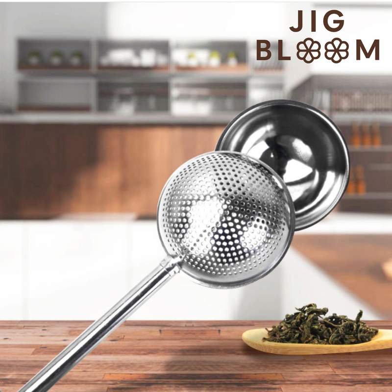 JIG BLOOM Floral Baking Set – 2 Piece (Round Sling + Flour Duster) 