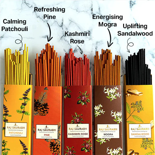 Incense Stick: (Pack of 5 - 40 in each)