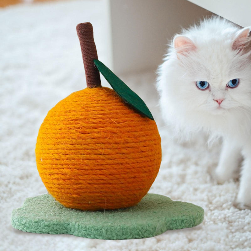 Citrus Bliss: The Orange Sisal Scratching Delight