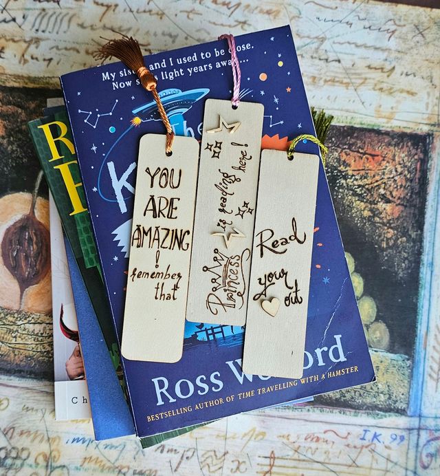 Sentiments in Wood (Bookmarks)