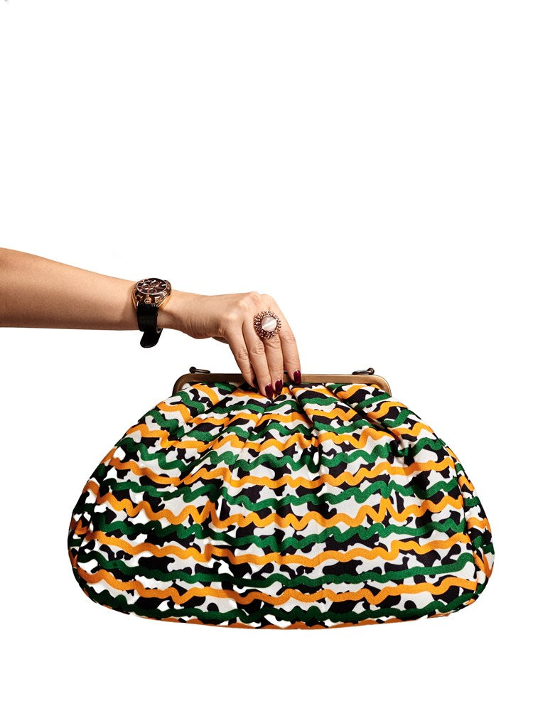 Anni Teriani Frame Clutch Curly