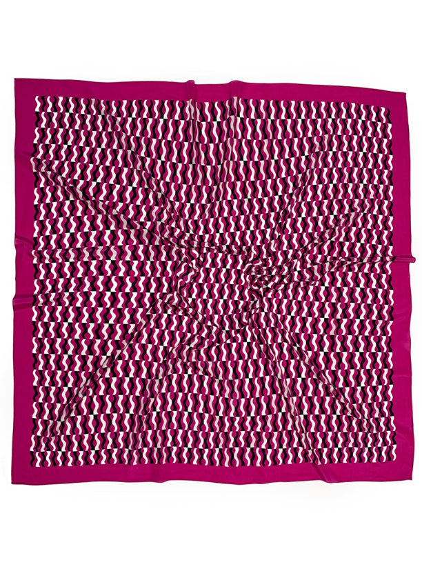 Anni Teriani Silk Scarf WAVE