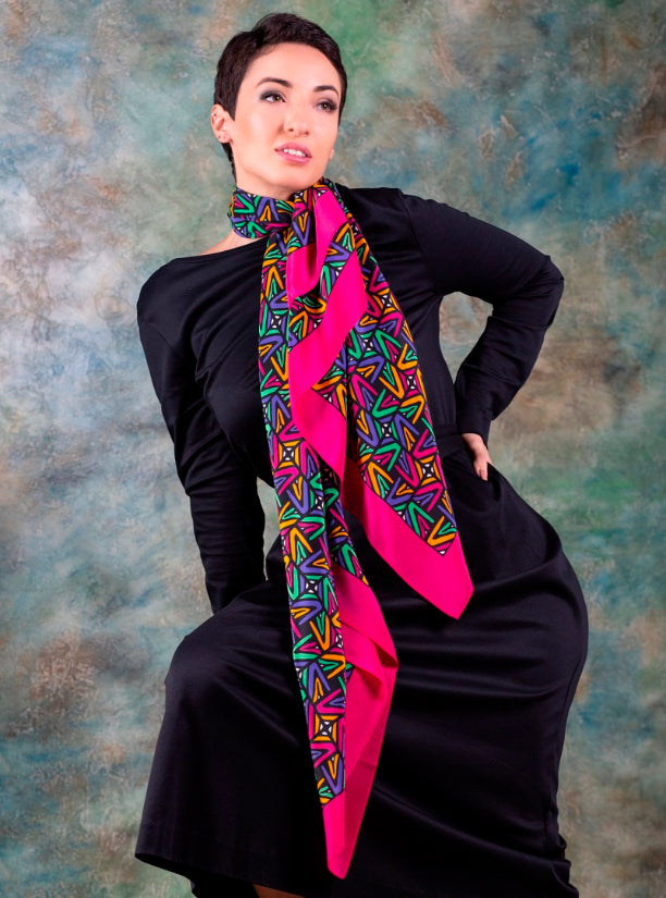 Anni Teriani Silk Scarf WB2