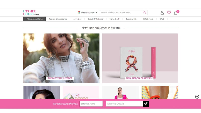 Home Page Prominence and Advertising with ItsHerWay