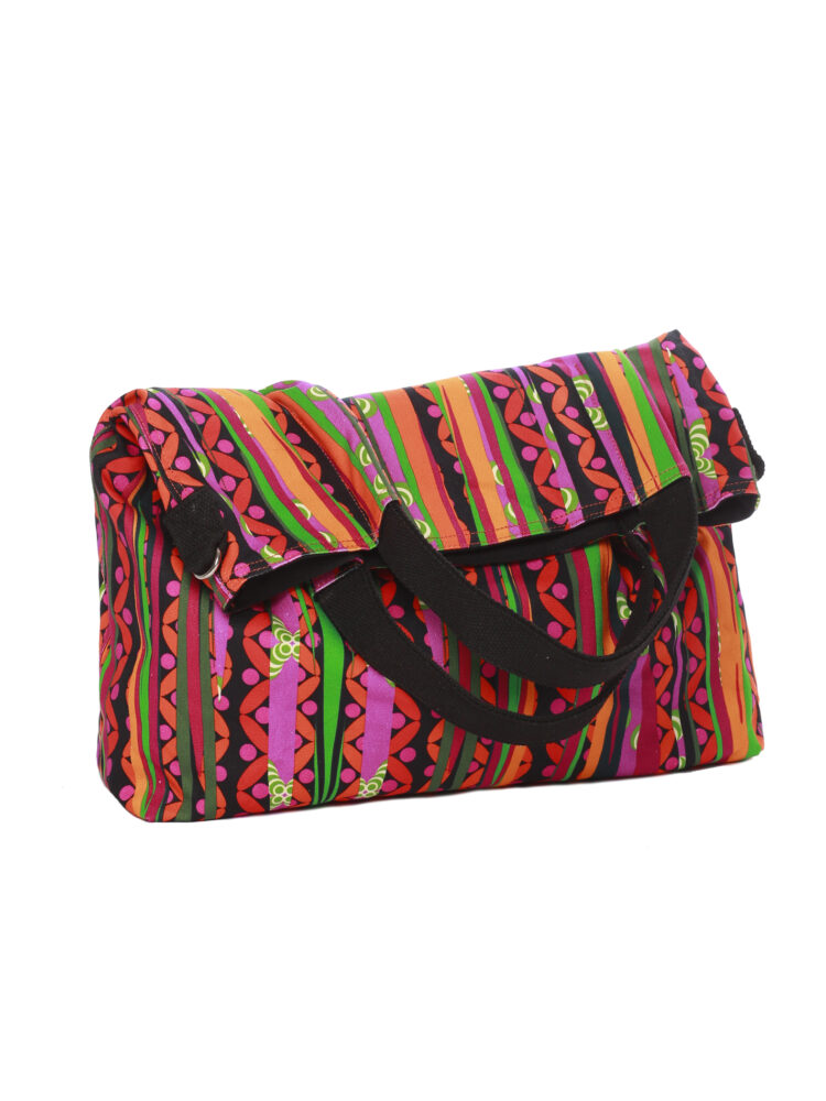 COTTON CANVAS TOTE BAG LL "FUN BAMBOOS"