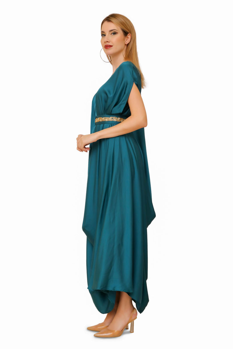 Drape Kaftan Green