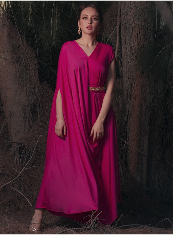 Drape Kaftan pink