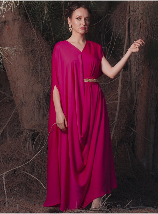 Drape Kaftan pink